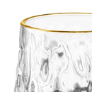 Copo Baixo de Vidro L'Hermitage FROST com Borda Dourada - 180ml