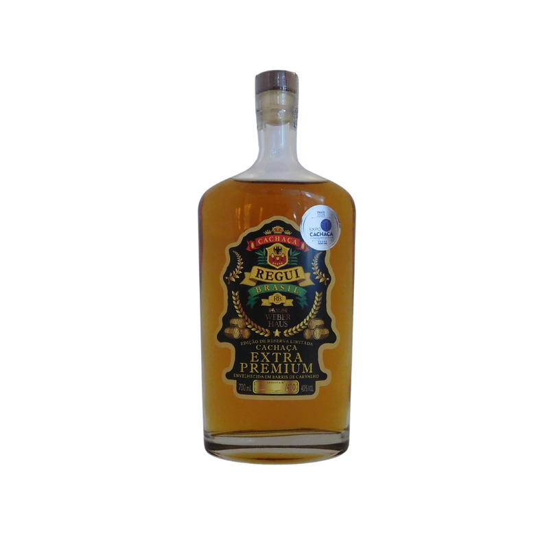 Cachaça Regui Brasil x Weber Haus - Carvalho Americano - 750 ml