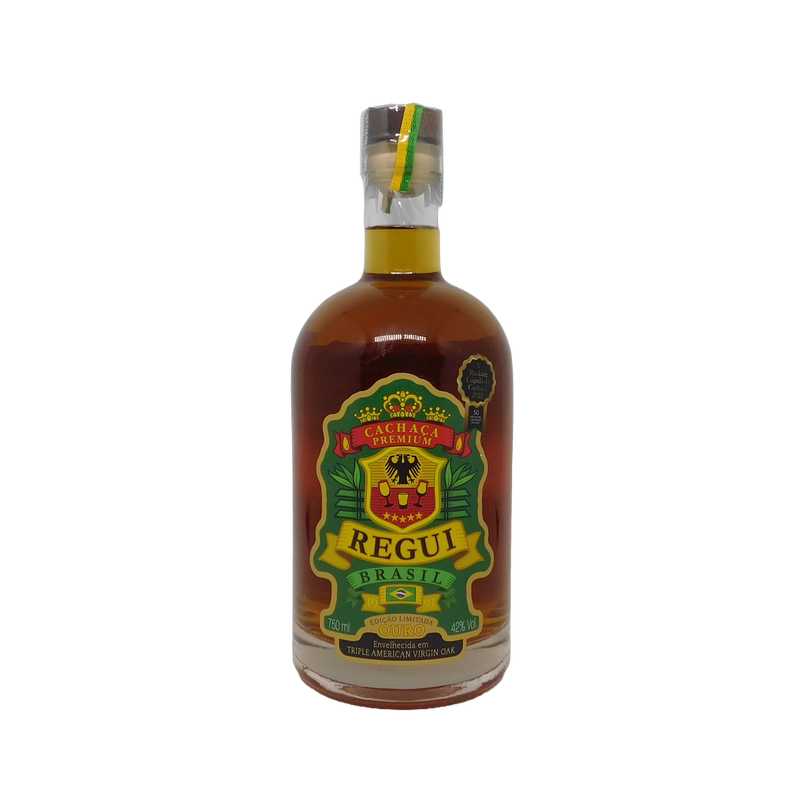 Cachaça Regui Brasil - Ouro Triple Oak - 750 ml