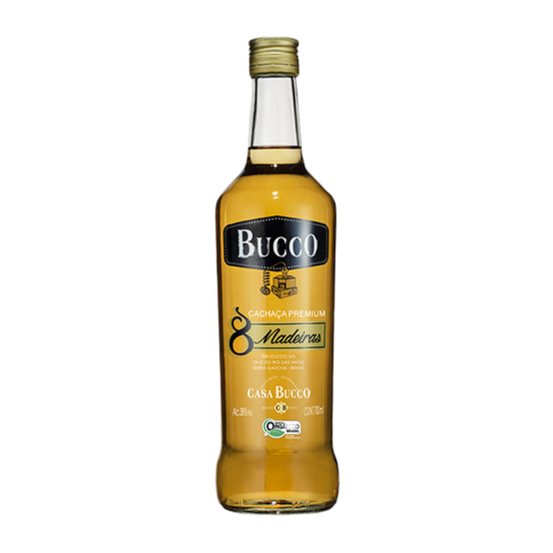 Cachaça Casa Bucco Blend 8 madeiras - 700ml
