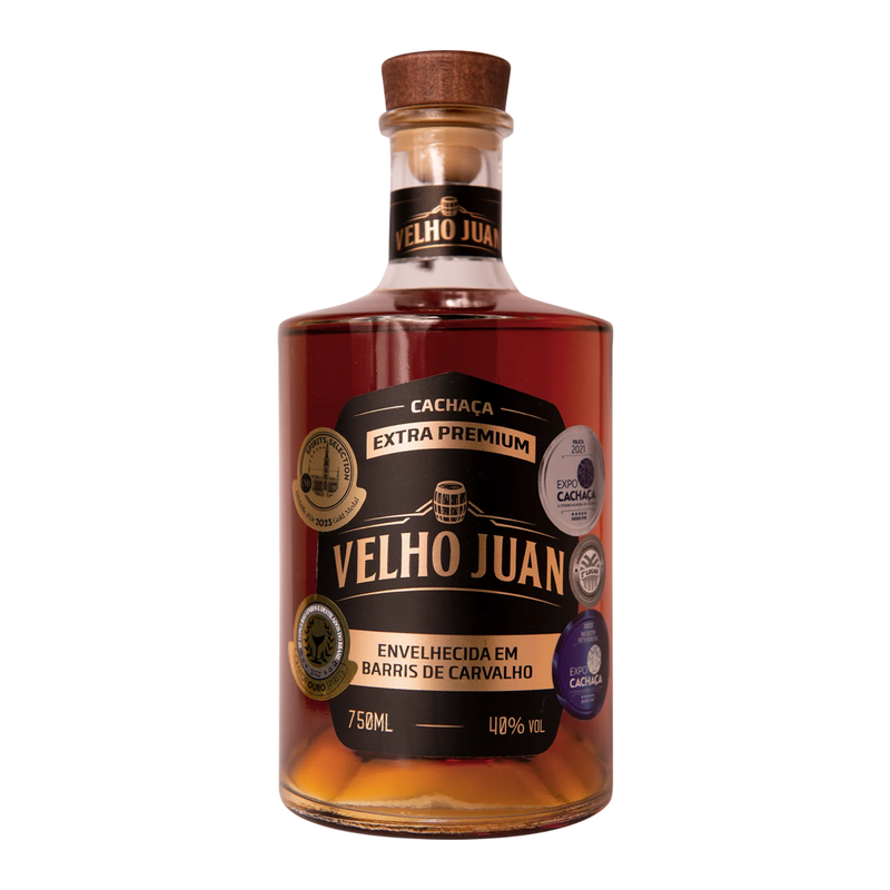 Cachaça Velho Juan Extra Premium Carvalho - 750ml