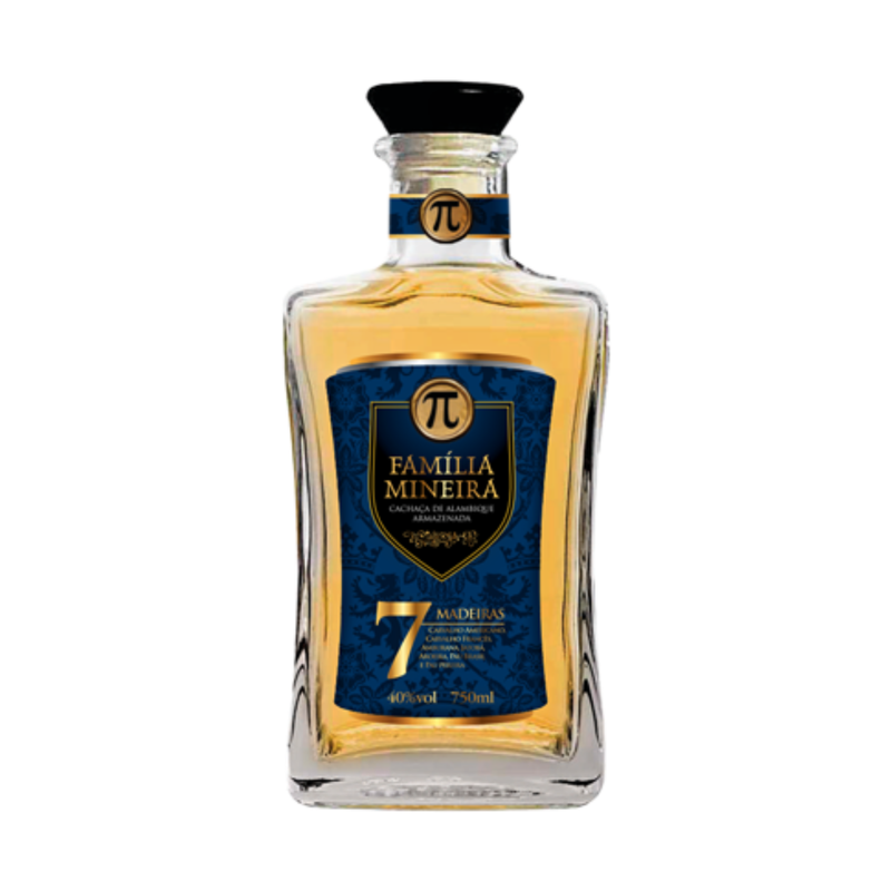 Cachaça Família Mineira 7 Madeiras - 750ml