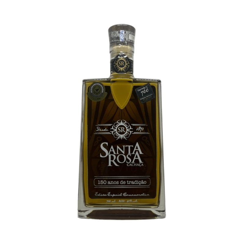 Cachaça Santa Rosa Edição Comemorativa 150 Anos - 700ml
