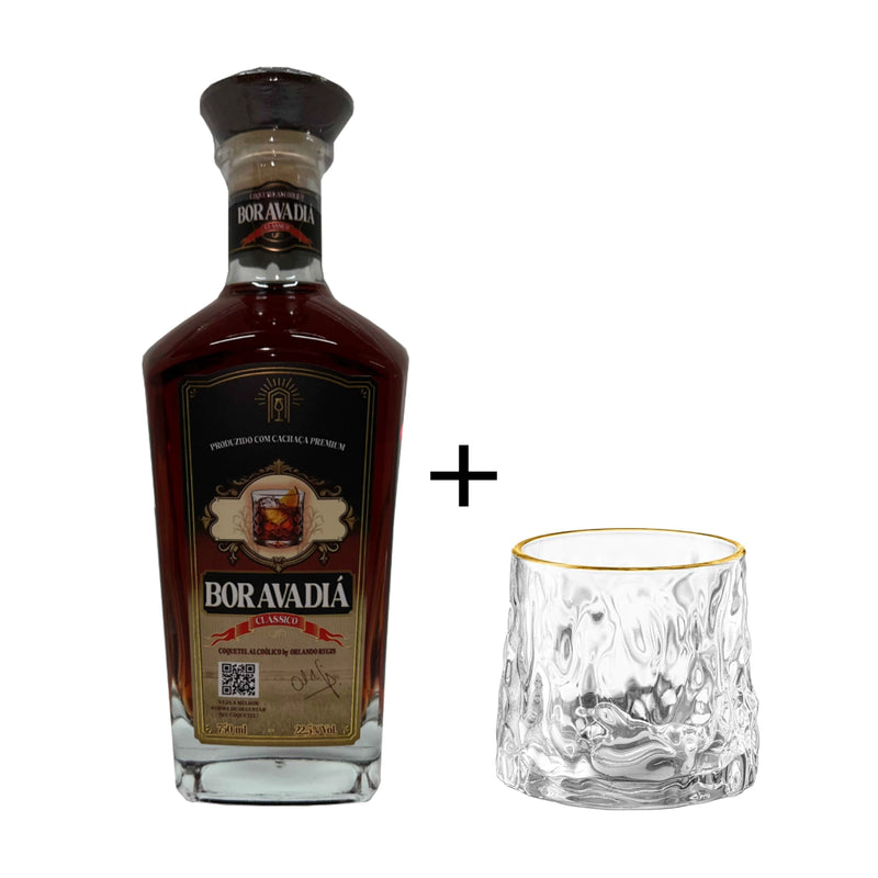 Coquetel alcoólico Boravadiá + Copo exclusivo - 750ml